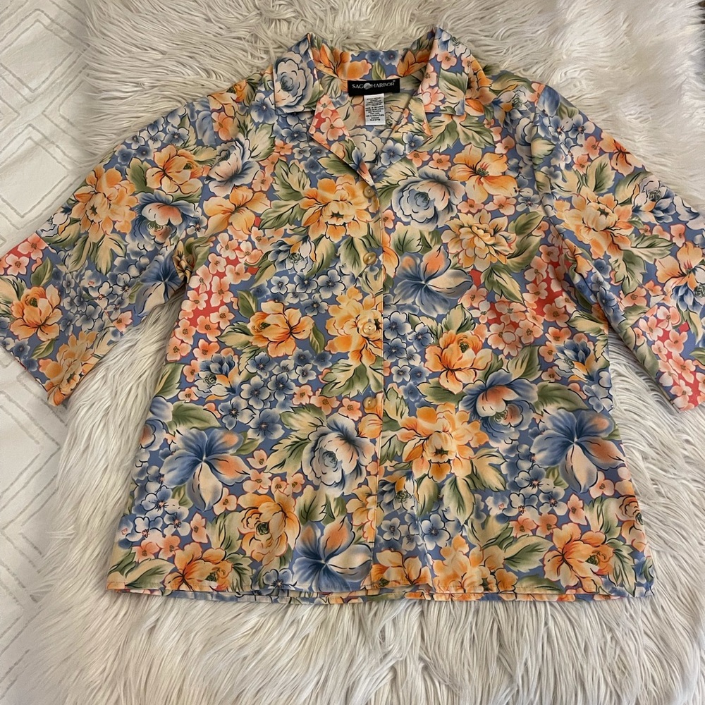 Vintage | 2 piece | Floral suit - Picture 2 of 16